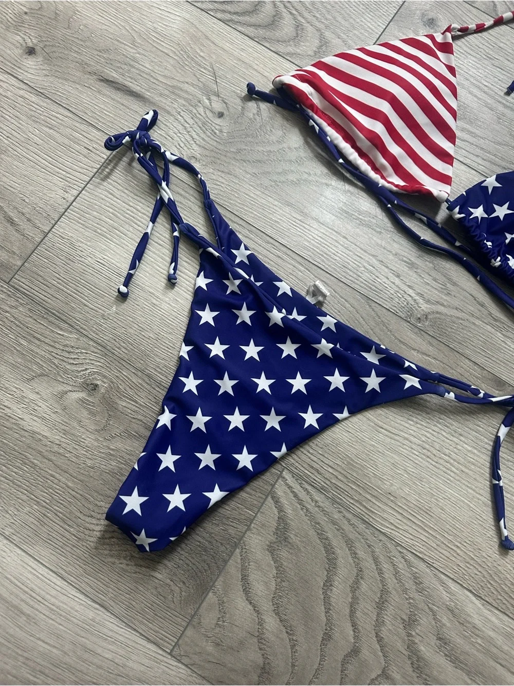 American Flag Bikini Set
